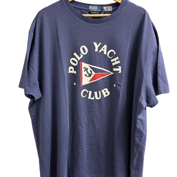 Rare Polo Ralph Lauren Classic Fit “Yacht Club” T-Shirt Size Medium - Picture 1 of 4